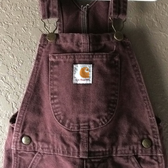 carhartt womens bibs purple